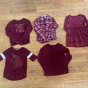 Cat & Jack Girls 10/12 Fall Bundle Lot